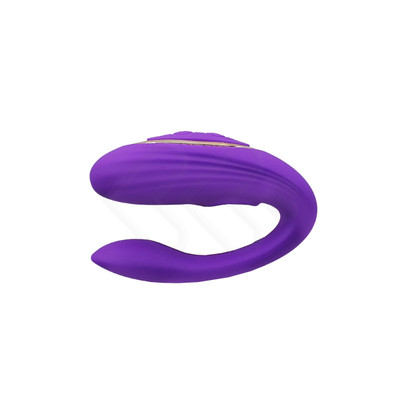 Foto 2 do produto Vibrador de Casal em Silicone com 6 Modos de Vibração e Pulsação, Controle Remoto Sem Fio e Carregamento Via Cabo USB - Invisible Wear | 8,6 x 2,2 cm