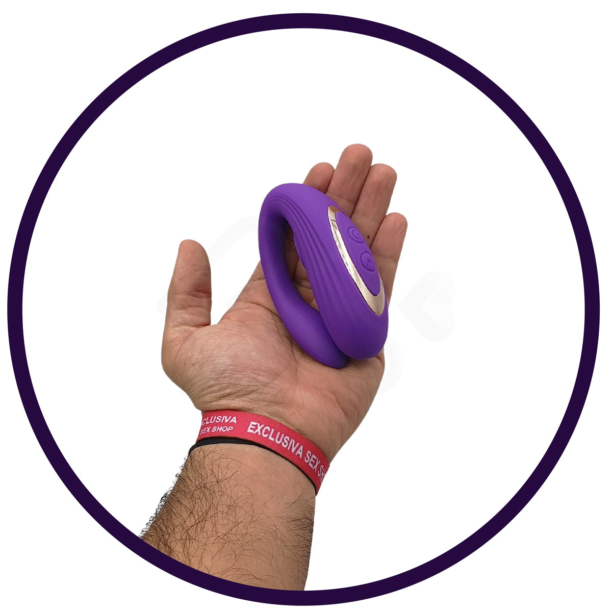 Vibrador de Casal em Silicone com 6 Modos de Vibração e Pulsação, Controle Remoto Sem Fio e Carregamento Via Cabo USB - Invisible Wear | 8,6 x 2,2 cm - 7