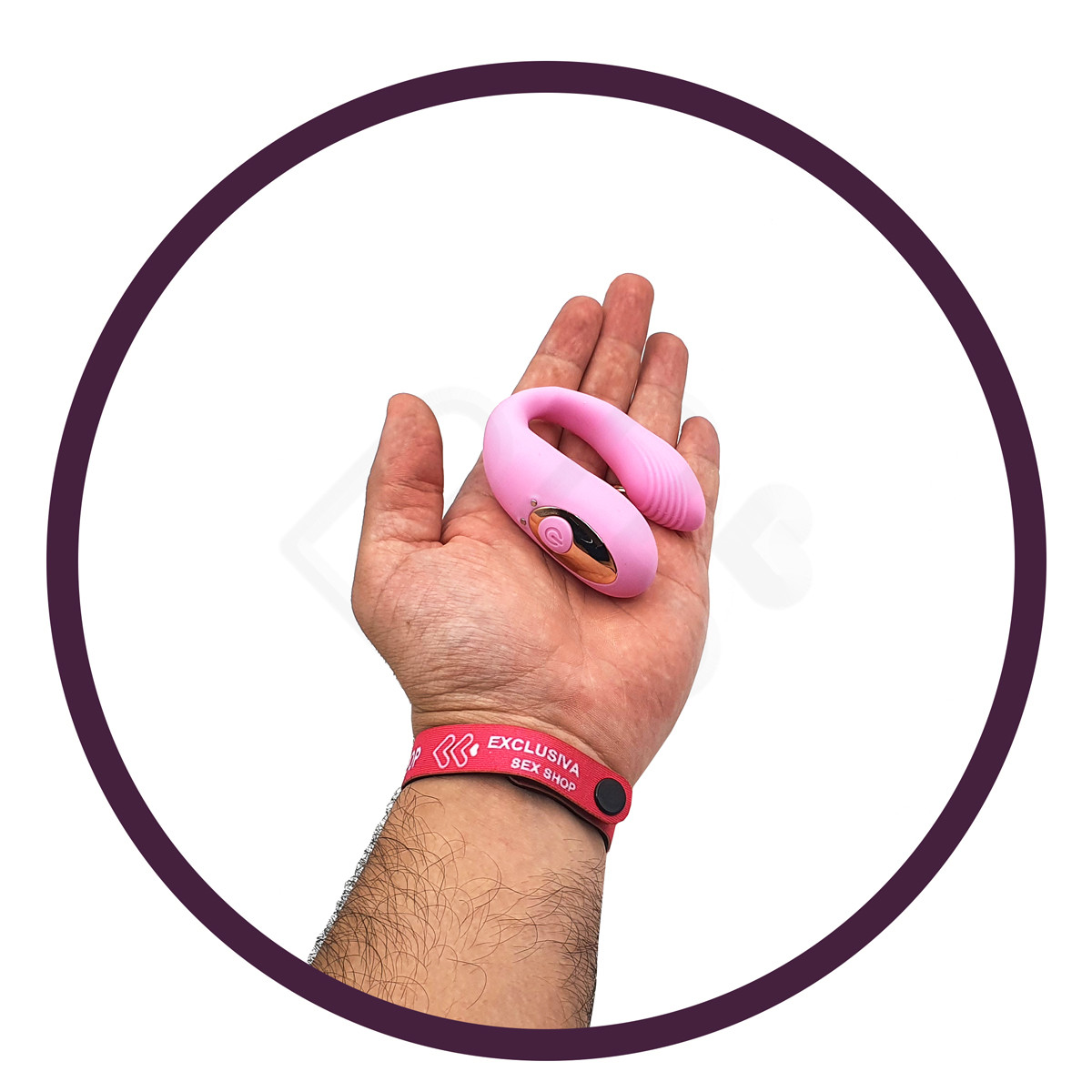 Vibrador para Casal em Silicone com 7 Modos de Vibração e Controle Remoto Sem Fio - Dibe Orgasm Clitorial Super Vibrators | 10,5 x 2,7 cm | Disponível em 2 Cores - 12