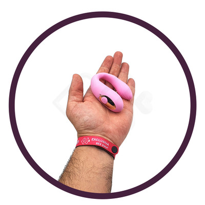 Vibrador para Casal em Silicone com 7 Modos de Vibração e Controle Remoto Sem Fio - Dibe Orgasm Clitorial Super Vibrators | 10,5 x 2,7 cm | Disponível em 2 Cores