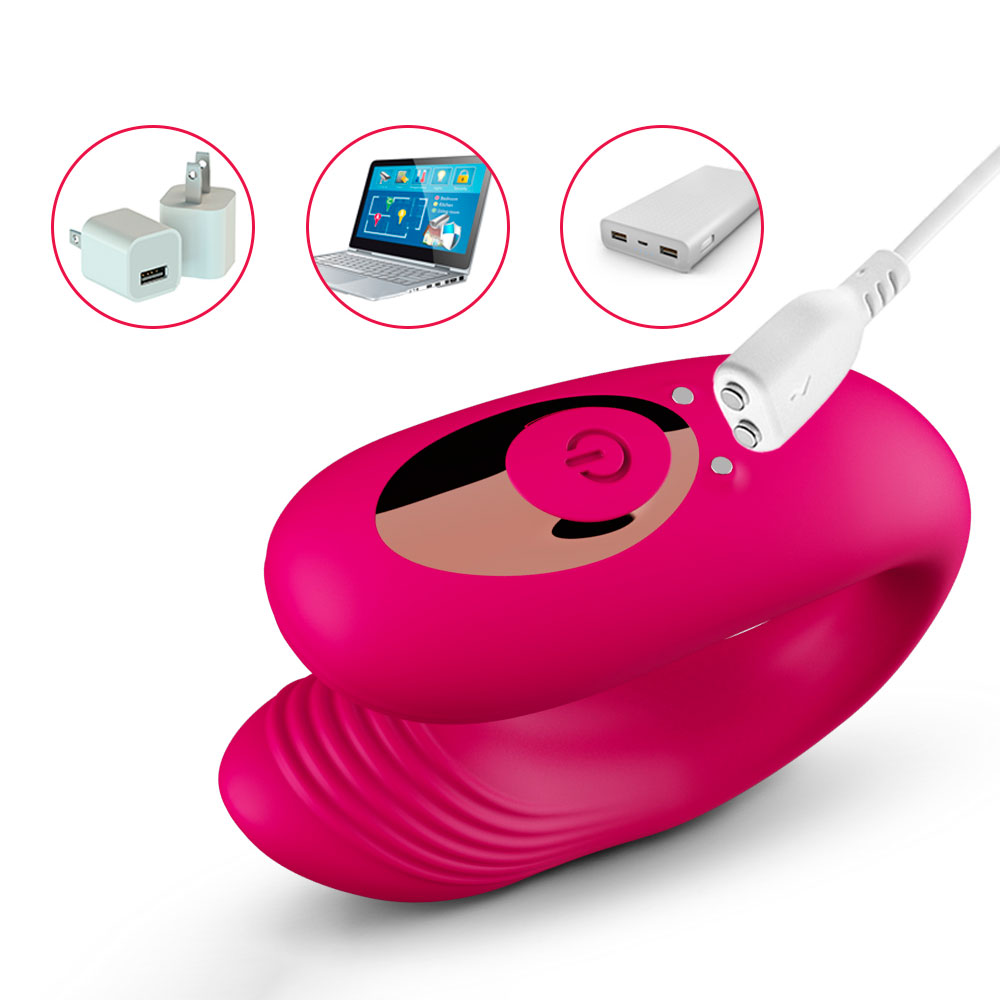 Vibrador para Casal em Silicone com 7 Modos de Vibração e Controle Remoto Sem Fio - Dibe Orgasm Clitorial Super Vibrators | 10,5 x 2,7 cm | Disponível em 2 Cores - 3