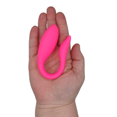 Vibrador para Casal em Silicone com 9 Modos de Vibração, Aplicativo e Recarregável - SI Ariel APP | 20 x 3,1 cm