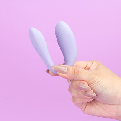 Vibrador de Casal em Silicone Macio com 9 Modos de Vibração e Controle Remoto Sem Fio - Exclusiva Dpio