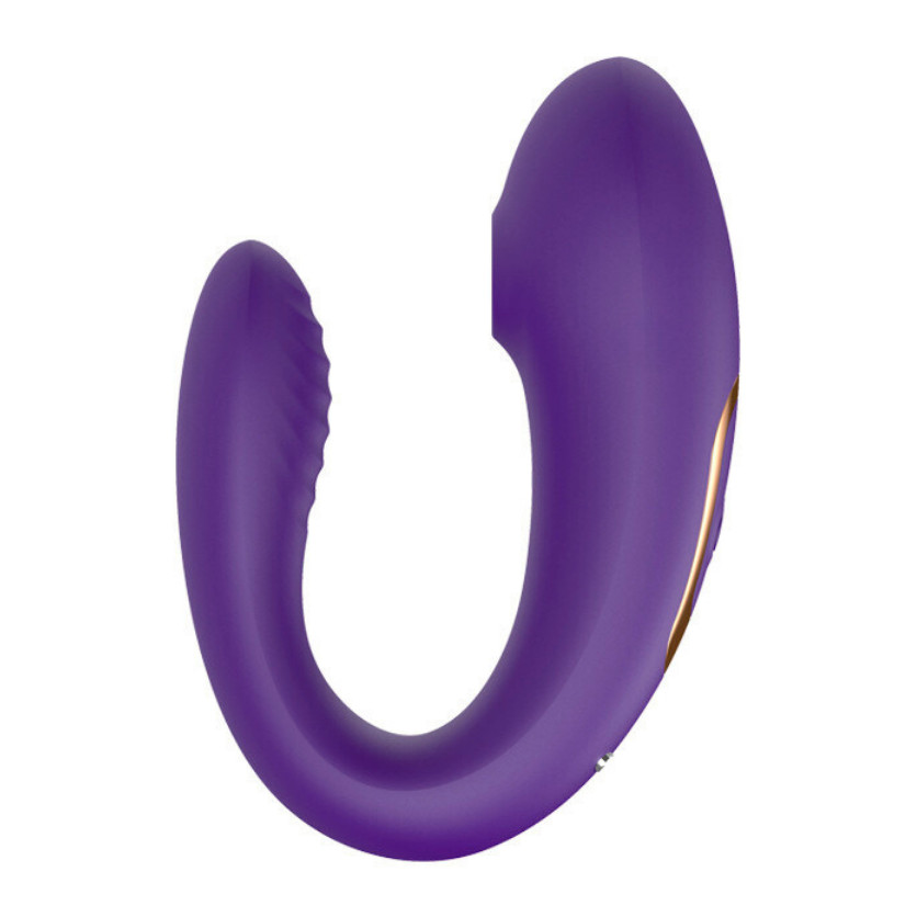 Vibrador para Casal em Silicone, Recarregável com 10 Modos de Vibração e Pulsação com Controle Remoto Sem Fio - Dual Couple | 7 x 2,3 cm - 3