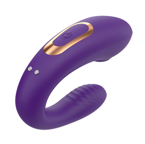 Vibrador para Casal em Silicone, Recarregável com 10 Modos de Vibração e Pulsação com Controle Remoto Sem Fio - Dual Couple | 7 x 2,3 cm - 5