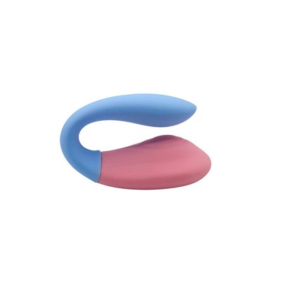 Foto 2 do produto Vibrador de Casal em Silicone, Recarregável, 11 Modos de Vibração e Controle Remoto Sem Fio - Pleasure Dreams | 11 x 4,9 cm