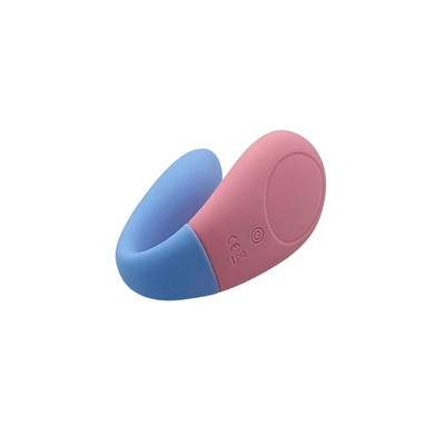 Foto 3 do produto Vibrador de Casal em Silicone, Recarregável, 11 Modos de Vibração e Controle Remoto Sem Fio - Pleasure Dreams | 11 x 4,9 cm