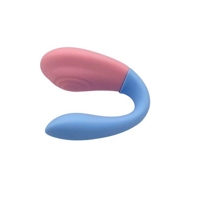 Foto 4 do produto Vibrador de Casal em Silicone, Recarregável, 11 Modos de Vibração e Controle Remoto Sem Fio - Pleasure Dreams | 11 x 4,9 cm