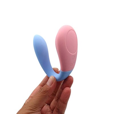 Vibrador de Casal em Silicone, Recarregável, 11 Modos de Vibração e Controle Remoto Sem Fio - Pleasure Dreams | 11 x 4,9 cm