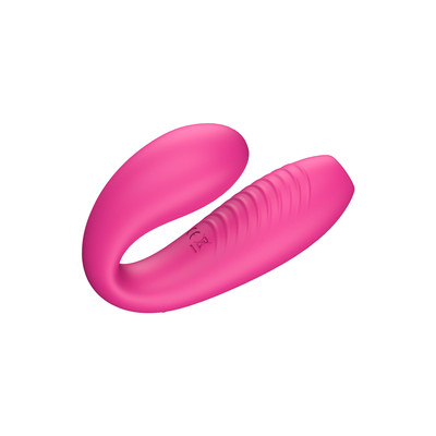 Foto 8 do produto Vibrador para Casal em Silicone com Sucção e 7 Modos de Vibração - Dibe Sex Massager Abby | 7,3 x 3,4 cm | Disponível em 2 Cores