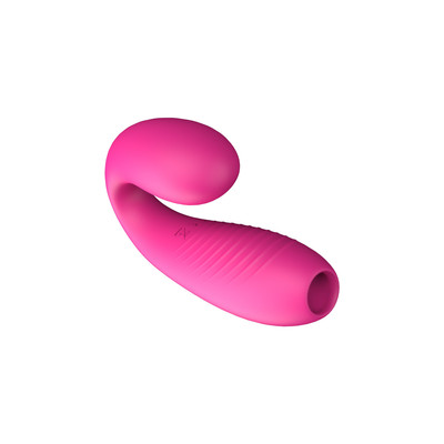 Foto 10 do produto Vibrador para Casal em Silicone com Sucção e 7 Modos de Vibração - Dibe Sex Massager Abby | 7,3 x 3,4 cm | Disponível em 2 Cores