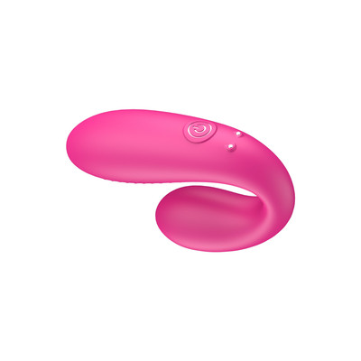 Foto 11 do produto Vibrador para Casal em Silicone com Sucção e 7 Modos de Vibração - Dibe Sex Massager Abby | 7,3 x 3,4 cm | Disponível em 2 Cores