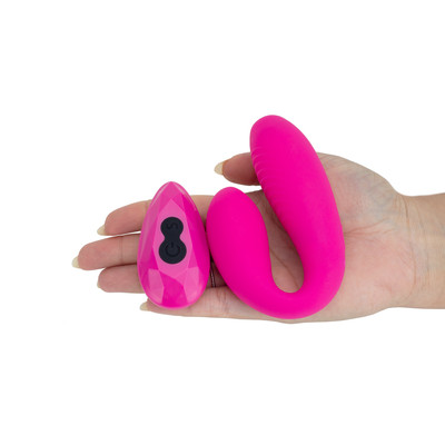 Vibrador para Casal em Silicone com Sucção e 7 Modos de Vibração - Dibe Sex Massager Abby | 7,3 x 3,4 cm | Disponível em 2 Cores