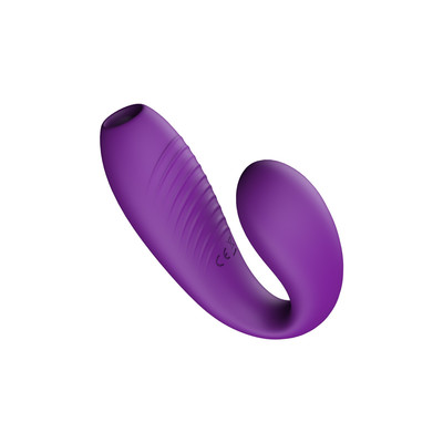 Foto 4 do produto Vibrador para Casal em Silicone com Sucção e 7 Modos de Vibração - Dibe Sex Massager Abby | 7,3 x 3,4 cm | Disponível em 2 Cores