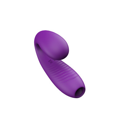 Foto 5 do produto Vibrador para Casal em Silicone com Sucção e 7 Modos de Vibração - Dibe Sex Massager Abby | 7,3 x 3,4 cm | Disponível em 2 Cores