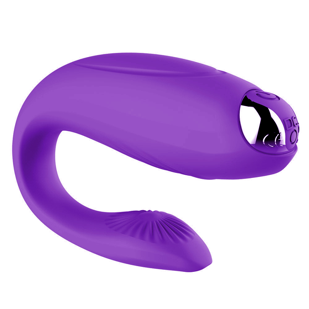 Vibrador para Casal em Silicone com Texturas, 10 Modos de Vibração, Resistente à Água e Recarregável | 7 x 2,3 cm - 2