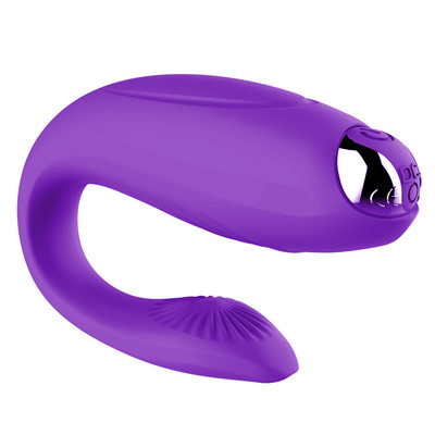 Foto 2 do produto Vibrador para Casal em Silicone com Texturas, 10 Modos de Vibração, Resistente à Água e Recarregável | 7 x 2,3 cm