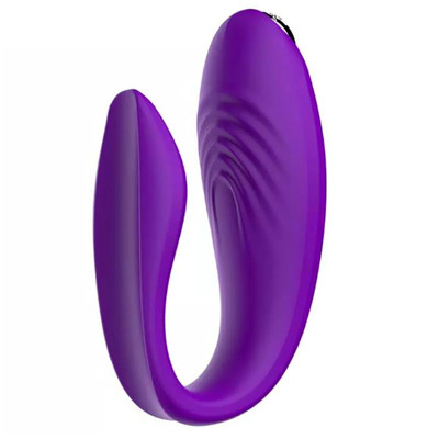Vibrador para Casal em Silicone com Texturas, 10 Modos de Vibração, Resistente à Água e Recarregável | 7 x 2,3 cm