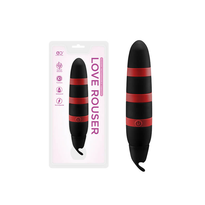 Vibrador Personal Recarregável com Língua em Silicone e 10 Modos de Vibração - Love Rouser | 15,3 x 4 cm | Disponível em 3 Cores - 3