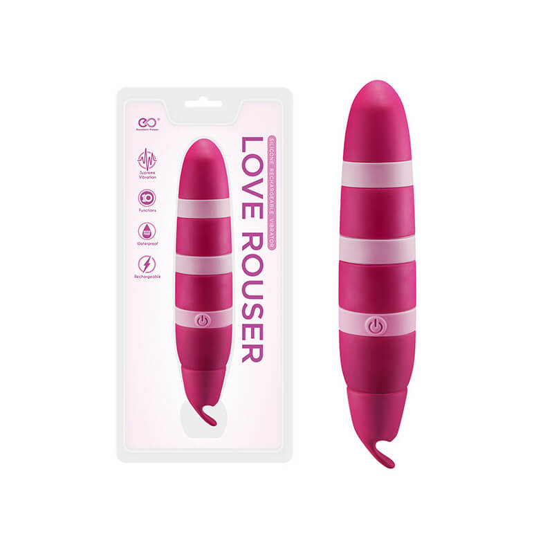 Vibrador Personal Recarregável com Língua em Silicone e 10 Modos de Vibração - Love Rouser | 15,3 x 4 cm | Disponível em 3 Cores - 6