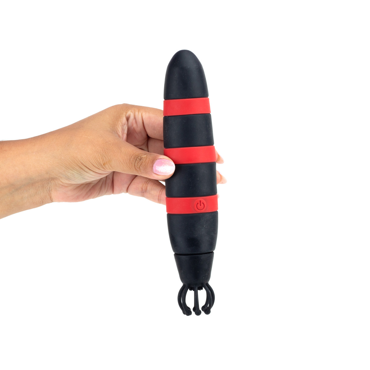 Vibrador Clássico Recarregável com Tentáculos em Silicone e 10 Modos de Vibração - Love Rouser | 12 x 4 cm | Disponível em 3 Cores - 6