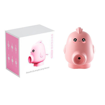 Foto 2 do produto Vibrador Clitoriano com Línguinha Estimuladora, 10 Modos de Pulsação e Carregamento via Cabo USB - Maig Dodo Bird | 8,1 x 6,3 cm