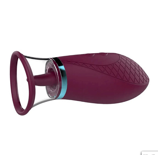 Vibrador Clitoriano Recarregável em Silicone com Língua Estimuladora com 9 Movimentos e 3 Modos de Sucção - S-Hande Pistil | 16,8 x 6,7 cm | Disponível em 5 Cores - 3