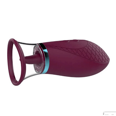 Foto 3 do produto Vibrador Clitoriano Recarregável em Silicone com Língua Estimuladora com 9 Movimentos e 3 Modos de Sucção - S-Hande Pistil | 16,8 x 6,7 cm | Disponível em 5 Cores