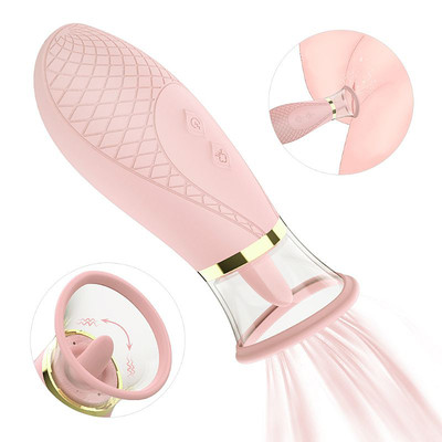 Foto 8 do produto Vibrador Clitoriano Recarregável em Silicone com Língua Estimuladora com 9 Movimentos e 3 Modos de Sucção - S-Hande Pistil | 16,8 x 6,7 cm | Disponível em 5 Cores