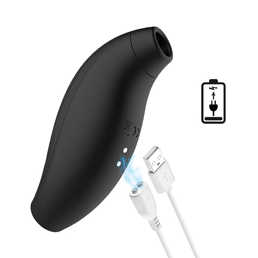 Vibrador Clitoriano em Silicone com 7 Modos de Estimulação de Língua e 7 Modos de Pulsação - Dibe Orgasm Clitoral Super Licking | 12,5 x 4,8 cm | Disponível em 2 Cores - 5