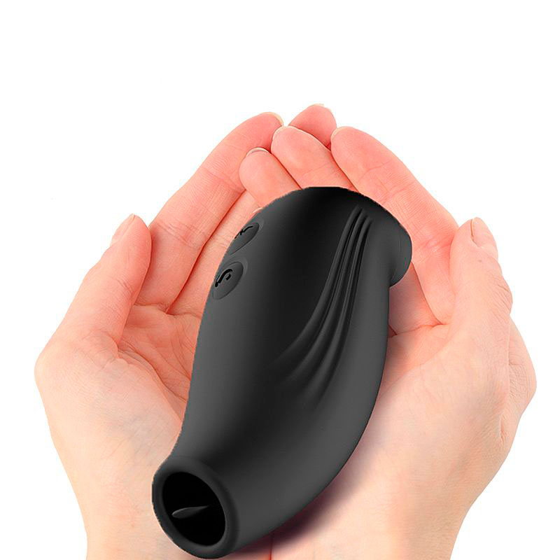 Vibrador Clitoriano em Silicone com 7 Modos de Estimulação de Língua e 7 Modos de Pulsação - Dibe Orgasm Clitoral Super Licking | 12,5 x 4,8 cm | Disponível em 2 Cores - 7