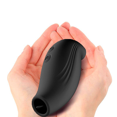 Vibrador Clitoriano em Silicone com 7 Modos de Estimulação de Língua e 7 Modos de Pulsação - Dibe Orgasm Clitoral Super Licking | 12,5 x 4,8 cm | Disponível em 2 Cores