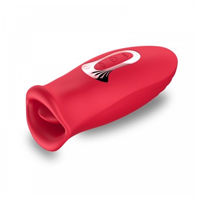 Foto 2 do produto Simulador de Sexo Oral com Formato de Boca, 10 Modos de Vibrações, Estímulos e Recarregável via USB | Honey Mouth