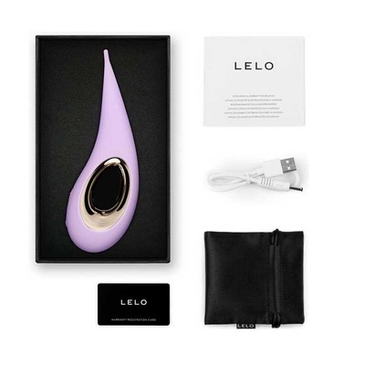 Foto 6 do produto Vibrador Clitoriano Ergonômico em Silicone com Tecnologia Infinite Loop, 8 Vibrações, À Prova d'Água e Carregamento via Cabo USB - Lelo Dot | Disponível em 2 Cores
