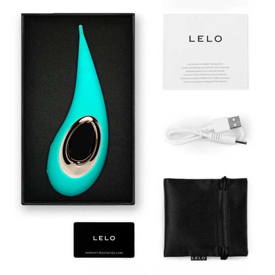Foto 4 do produto Vibrador Clitoriano Ergonômico em Silicone com Tecnologia Infinite Loop, 8 Vibrações, À Prova d'Água e Carregamento via Cabo USB - Lelo Dot | Disponível em 2 Cores