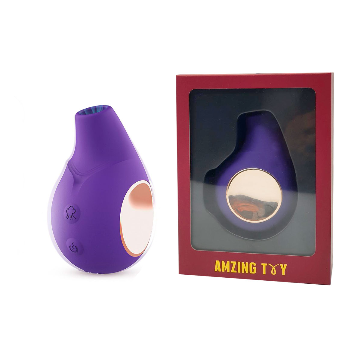 Vibrador de Clitóris com Design Elegante, 9 Modos de Pulsação e Vibração - Amzing Toy George | 8,8 x 4,2 cm | Disponível em 2 Cores - 3