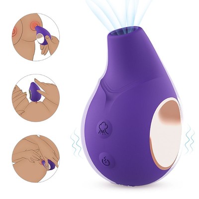Foto 5 do produto Vibrador de Clitóris com Design Elegante, 9 Modos de Pulsação e Vibração - Amzing Toy George | 8,8 x 4,2 cm | Disponível em 2 Cores