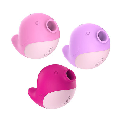 Vibrador de Clitóris em Silicone no Formato de Peixe com 10 Modos de Vibração, 10 Modos de Pulsação e Carregamento via USB - Sexy Import Trish | 6,4 x 8,5 cm | Disponível em 3 Cores