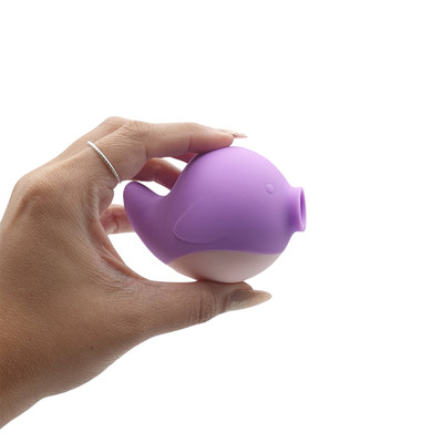 Foto 9 do produto Vibrador de Clitóris em Silicone no Formato de Peixe com 10 Modos de Vibração, 10 Modos de Pulsação e Carregamento via USB - Sexy Import Trish | 6,4 x 8,5 cm | Disponível em 3 Cores