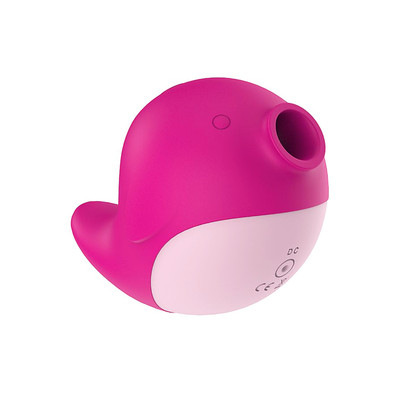Foto 2 do produto Vibrador de Clitóris em Silicone no Formato de Peixe com 10 Modos de Vibração, 10 Modos de Pulsação e Carregamento via USB - Sexy Import Trish | 6,4 x 8,5 cm | Disponível em 3 Cores
