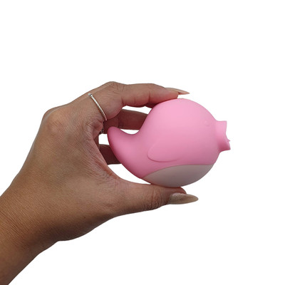 Vibrador de Clitóris no Formato de Peixe com 10 modos de Vibração e Língua Estimuladora de Clitóris com 10 Movimentos da Língua - Sexy Import Myna | 6,4 x 9 cm | Disponível em 3 Cores
