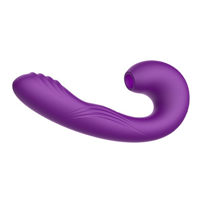 Foto 6 do produto Vibrador de Clitóris e Ponto G Recarregável com 10 Modos de Pulsação e 7 Modos de Vibração - Aoleisi | 30 x 3,9 cm | Disponível em 2 Cores