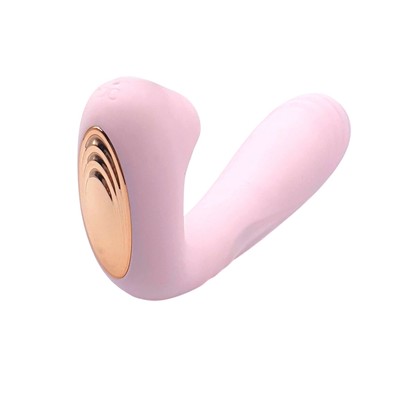 Foto 2 do produto Vibrador de Clitóris e Ponto G Recarregável com 10 Modos de Vibrações e Pulsações - Delight | 9,3 x 3,1 cm