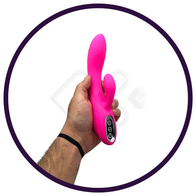 Foto 7 do produto Vibrador de Clitóris e Ponto G Recarregável com 10 Modos de Vibrações - Silicone Toy Body Safe| Disponível em 2 Cores