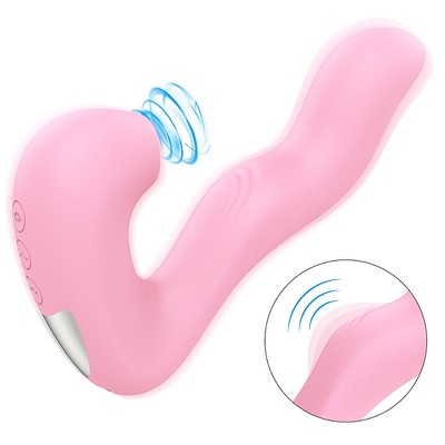 Foto 2 do produto Vibrador de Clitóris e Ponto G Recarregável com 10 Modos de Virações, 5 Modos de Pulsação e 5 Modos de Toque - Magic Finger | 30 x 3,8 cm