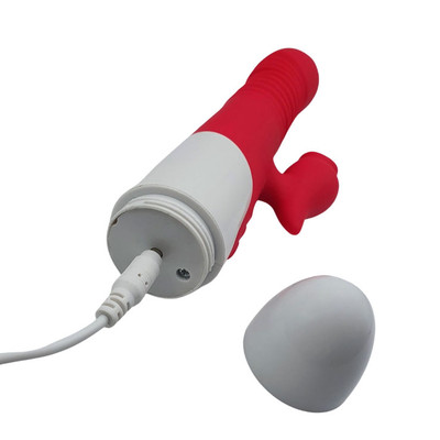 Foto 3 do produto Vibrador de Clitóris e Ponto G Recarregável com 12 Modos de Vibrações e 3 Modos Vai e Vem - Intt Vai e Vem do Prazer | 14,0 x 3,6 cm
