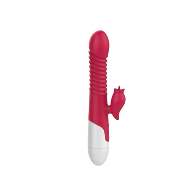 Foto 2 do produto Vibrador de Clitóris e Ponto G Recarregável com 12 Modos de Vibrações e 3 Modos Vai e Vem - Intt Vai e Vem do Prazer | 14,0 x 3,6 cm