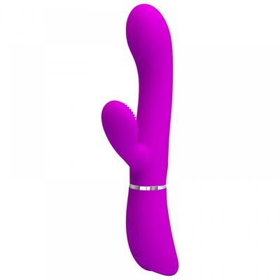 Foto 3 do produto Vibrador de Clitóris e Ponto G Recarregável com 12 Modos de Vibrações e 4 Modos de Estímulos - Pretty Love Clitóris Vibrator | 11 x 3,1 cm