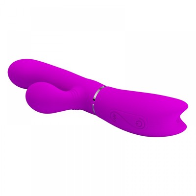 Vibrador de Clitóris e Ponto G Recarregável com 12 Modos de Vibrações e 4 Modos de Estímulos - Pretty Love Clitóris Vibrator | 11 x 3,1 cm