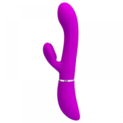 Foto 4 do produto Vibrador de Clitóris e Ponto G Recarregável com 12 Modos de Vibrações e 4 Modos de Estímulos - Pretty Love Clitóris Vibrator | 11 x 3,1 cm
